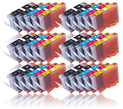 Cenado 30 Druckerpatronen kompatibel zu Canon PGI5 CLI8 (für Canon PIXMA IP3300 IP3500 IP4200 IP4200X IP4300 IP4500 IP5200 IP5200R u.a.)