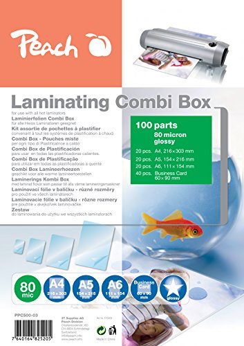 Peach PPC500-03 Laminierfolien-Set 100er