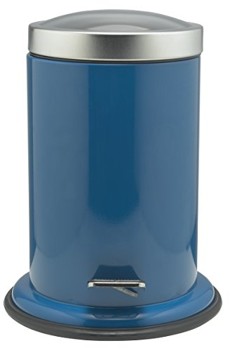 Sealskin Acero, Poubelle à pédale, Acier Inoxydable, Bleu