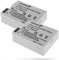 Fosmon - Batteries de Remplacement LP-E8 pour Canon - 7.4V, 2000mAh Li-Ion – Batterie LP-E8 Compatible avec les Appareils Photo Canon Rebel T3i, T2i, 550D, Digital Caméra EOS 700D, 550D - Lot de 2