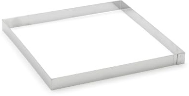 DE BUYER -3905.24 -cercle carre inox f 17 ht 2cm - 24cm