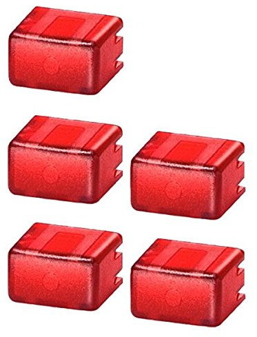 Siemens 5tg8 - Set Abdeckungen rot transparent (5u)