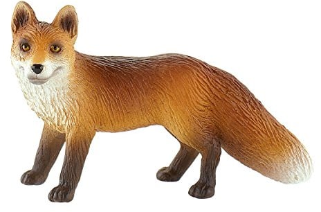 Bullyland 64445 - Spielfigur Fuchs, ca. 7,3 cm große Tierfigur, detailgetreu, PVC-frei, ideal als kleines Geschenk für Kinder ab 3 Jahren