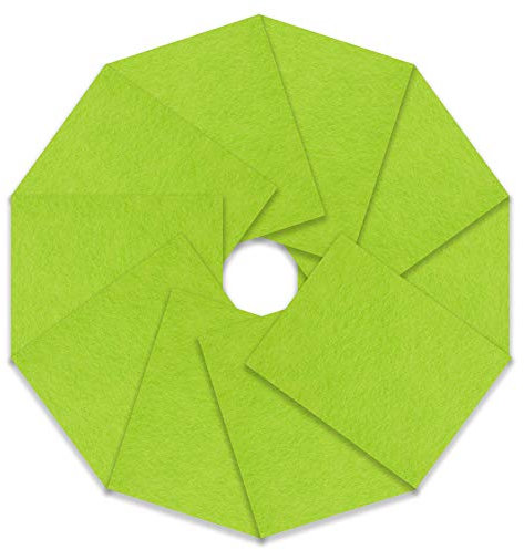 Craft Felt, 10 Pack, Lime Green,23 x 30cm