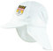 Döll Jungen Baseballmütze mit Nackenschutz Mütze, Weiß (Bright White 1000), One Size (Herstellergröße: 47)