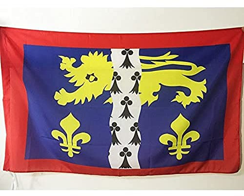 AZ FLAG - Drapeau Mayenne - 150x90 cm - Drapeau Département Mayennais 100% Polyester Avec Fourreau et cordelette - Pavillon 110 g