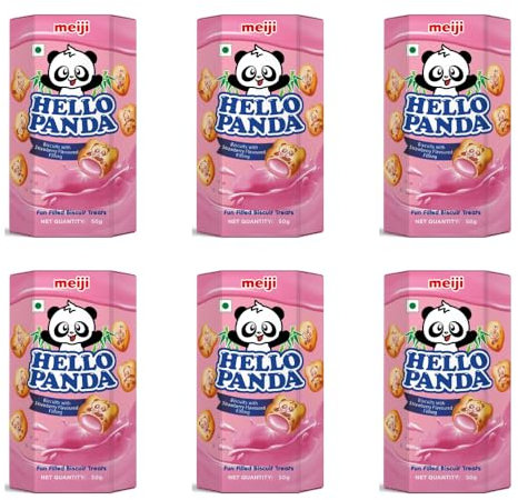 Snack Galletas de Fresa Kawaii Hello Panda