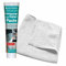 HOTREGA Reinigungspaste Polierpaste Edelstahlreiniger Kochfeldreiniger 125 ml + Microfasertuch weiß 40x40cm