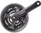 Shimano M361 Funkmaus Hybrid Kettenradgarnitur (schwarz), schwarz