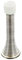 Securit Chrome Spring Door Stopper (75mm) (Silver/White)