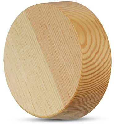REV Baldachin, Deckenverteilerdose Echtholz rund Ø84mm x 30mm, Kiefer