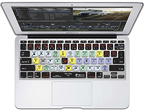KB Covers FCPX-M11-CC-2 Tastaturabdeckung für MacBook Air 11, Final Cut