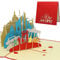LINPopUp®, LIN17219, 3D POP UP Karte Berlin, Reisegutschein Berlin, Grußkarte Klappkarte Berlin, DDR Ostdeutschland, N191
