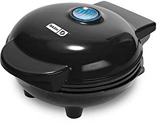 Dash mini Maker mini Round piastra griglia elettrica macchina per singoli pancakes Cookies uova e altri on the go snack colazione pranzo con indicatore luminoso libro di ricette incluse