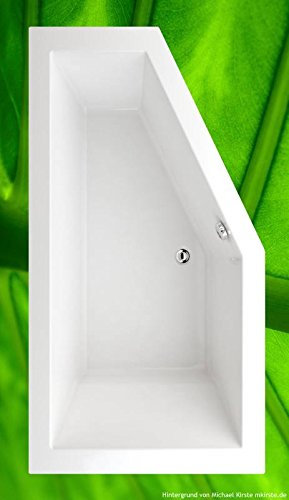 Baignoire 170 x 90 Lagos gauche + Pieds + Bonde + fixation