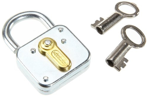 ABUS Vorhangschloss 235Z/40 - Messing, Stahl, 40 mm, Außenbereich | Bügel aus korrosionsgeschütztem Stahl, Gehäuse aus Messing, ideal zur Sicherung von Gegenständen im Freien