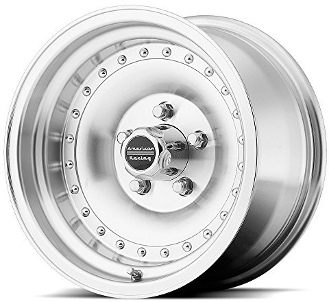 American Racing Custom Wheels AR61 Outlaw I gefrästes Rad mit Klarlack (15 x 8/5 x 139,7 mm, -19 mm versetzt) American Racing