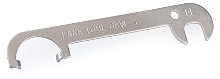 Park Tool OBW-3 Bremsschlüssel - SW 14 / Feder - Maulschlüssel 14 mm Öffnung Zentrieren der von Seitenzugbremse Mittelzugfelgenbremsen Fahrradwerkzeug Bike Zubehör