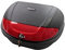 BIKETEK Motorcycle Top Box 52L Extra Large ABS Top Box with Large Reflector 52 Litre Motorbike Scooter Bike Hard Luggage Touring Top Case Black