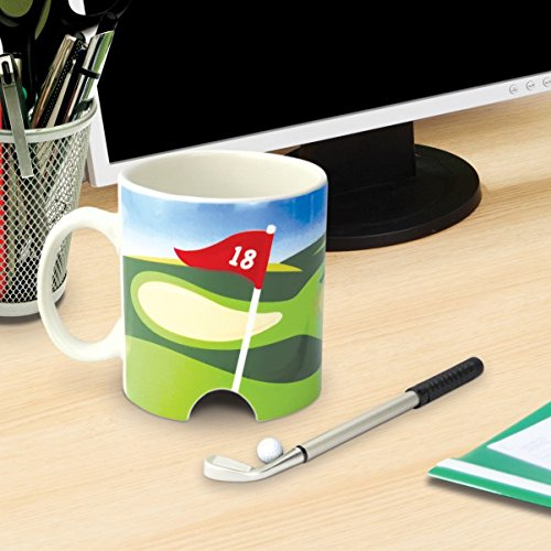 GOLF Tasse mit Ball und Golfschläger