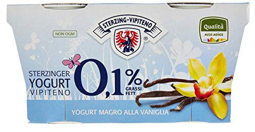 Sterzing Vipiteno Yogurt Magro alla Vaniglia, 2 x 125g