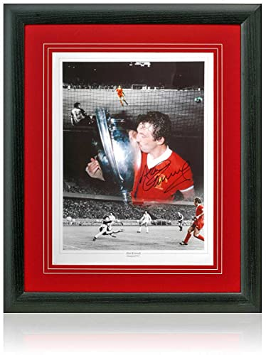 Alan Kennedy mano firmato Liverpool finale della coppa europea, Montage (PP256)
