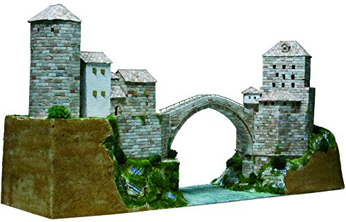 Asiatische aedes1204 37 x 26 x 7 cm Mostar Bridge Model Kit