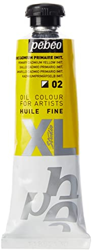 Pébéo - Huile Fine XL 37 ml - Peinture à l’Huile Jaune – Peinture à l’Huile Pébéo - Jaune Cadmium Primaire 37 ml 937002