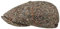 Stetson Hatteras Herringbone Cap Herren- Flatcap aus Schurwolle - Schirmmütze (Schirmlänge ca. 5,5 cm) - Wintercap mit Baumwollinnenfutter -Ballonmütze Herbst/Winter beige 57 cm