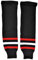 Sherwood Kinder Stutzen Sher-Wood NHL, Schwarz/Rot/Weiß, Bambini