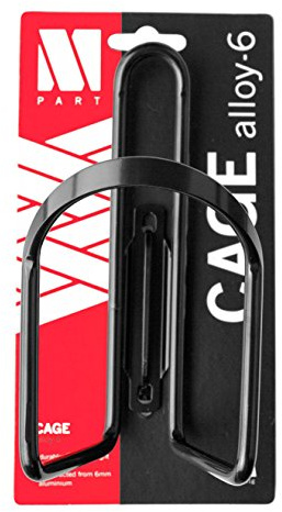 M Part Bottle cage Alloy - 6 mm aluminium - black