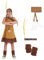 Fun Shack Costume Nativa Bambina - Vestito Carnevale con Accessori, Abito Tradizionale per Halloween, Compleanni e Party, S