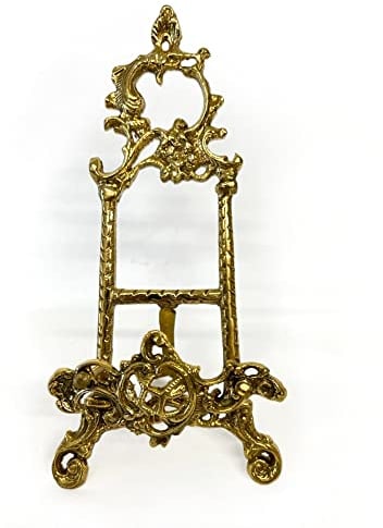Large 11.5 inch Easel Plate Holder Display Stands | Metal Frame Holders for Photo Pictures Decorative Plate Dish | 29cm (H) x 14cm (W) | Picture Easel |Wedding Tables