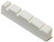 Bassgitarre für Linkshänder, Graphit, 42 x 6 mm, Weiß