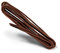 Kaps Lacci Tondi Cerati, Lacci per Scarpe Rotondi 100% in Cotone di Qualità, Diametro 2 mm, per Calzature Casual e Alla Moda, made in Europe, 1 Paio (45 cm-18 inch - 2-3 paia di occhielli/76 Marrone)