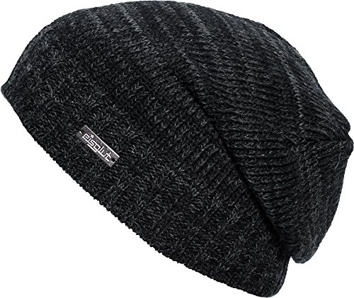 Eisglut Mütze Loft Strickmütze, Anthrazit, One Size