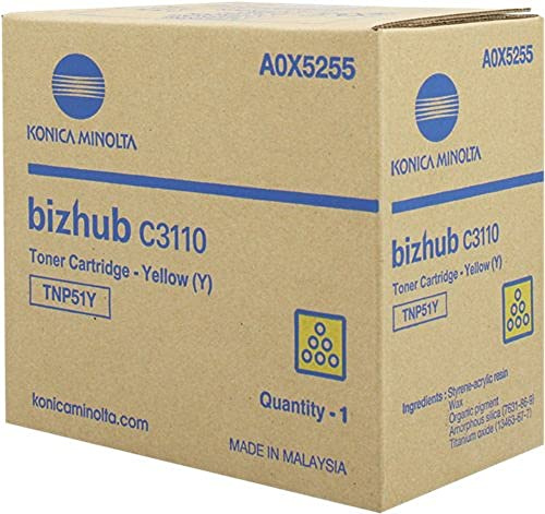 Konica Minolta A0X5255 Toner gelb 5000 Seiten TNP51Y