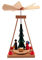 Rudolphs Schatzkiste Miniatur Pyramide Christi Geburt HxBxT 14x10x10cm NEU Weihnachtspyramide Tischdekoration Holzpyramide Dekoration Weihnachten Wärmespiel Lichter Figur Holz Seiffen Erzgebirge Holz