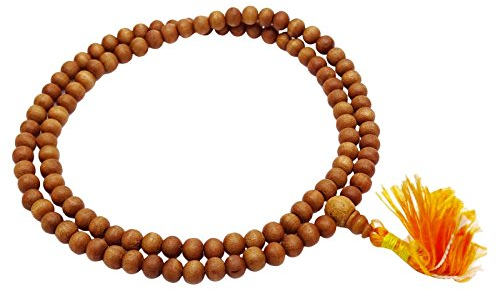 IBA Indianbeautifulart Perles De Prière en Bois De Rose Indien Mala