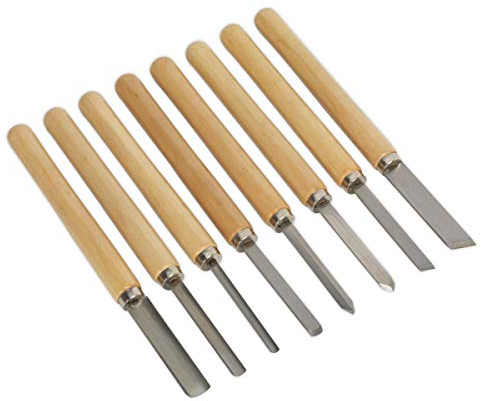 Sealey Wood Turning Chisel Set 8pc - AK60/8