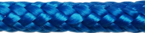 Titan 10618950, doppelt geflochtene Polypropylen-Fenderschnur, 2 Stück, blau, 0,9 cm x 1,8 m mit 38,1 cm Augenspleiß