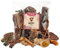 DIBO Super-Mix, 500g-Beutel, der kleine Naturkau-Snack oder Leckerli für Zwischendurch, Hundefutter, Qualitätskauartikel ohne Chemie, von allem etwas zum Probieren!