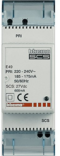 Fuente alimentación 230V 600mA 2 módulosBTICINOE49MyHOME_UP