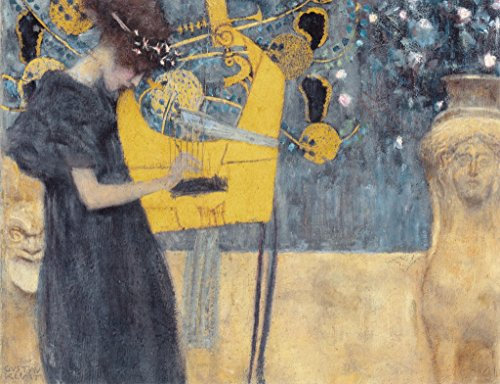 Gustav Klimt Schale: Musik. Kunstdruck/Poster. Format A4