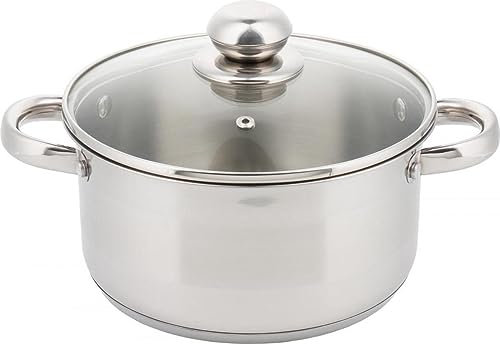 Kochtopf mit Deckel Kinghoff aus Edelstahl (1,5L)