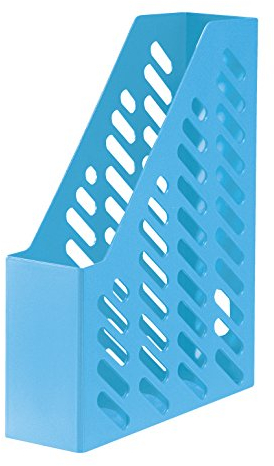 HAN Zeitschriftensammler Classic DIN A4/C4 mit Sichtfenster und Fingerhalter Trend hellblau