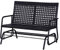 Outsunny Schaukelbank Gartenschaukel Gartenbank Sitzbank Schaukel 2-Sitzer Polyrattan