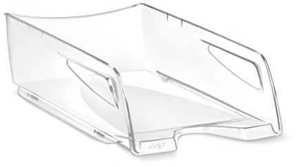 Bandeja sobremesa cep maxi de gran capacidad 386x270x115 mm plastico transparente