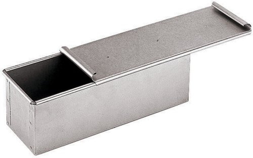 Paderno World Cuisine Brotpfanne aus Aluminium/Stahl, 40 x 12 cm, mit Deckel