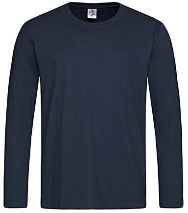 Stedman Apparel Men's Classic-T Long Sleeve/ST2500 T-Shirt, Blue Midnight, Medium